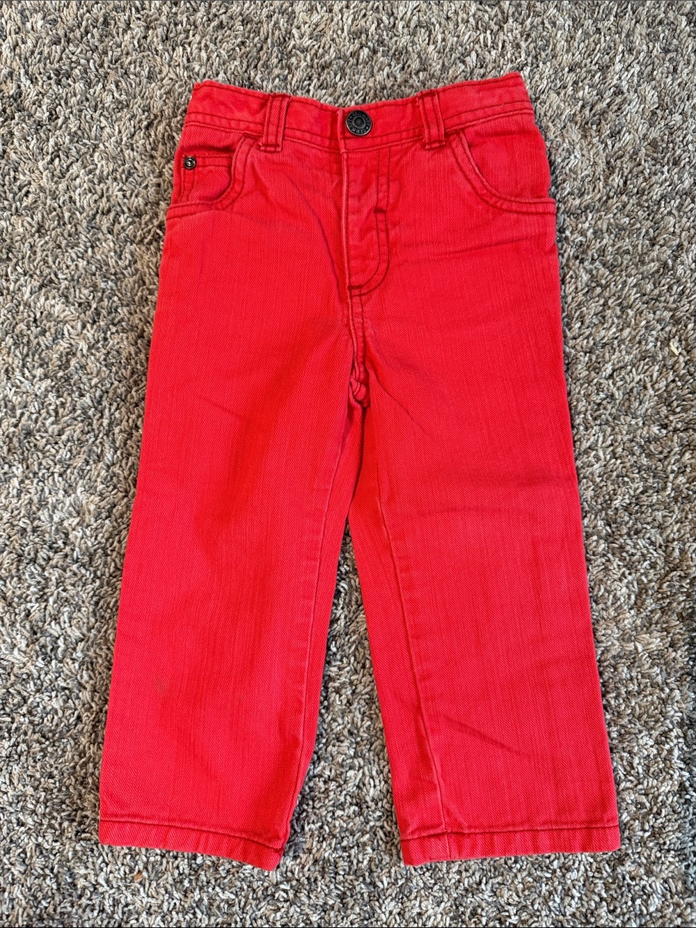 Old Navy Bright Red Straight-Leg Kids Jeans